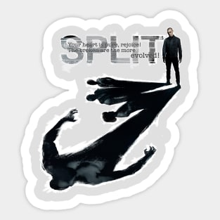 Split – the broken Sticker